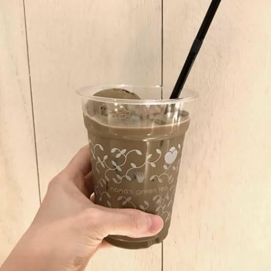 ほうじ茶フロートラテ