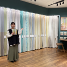 [Unico Sendai] A wide variety of curtains are on display.