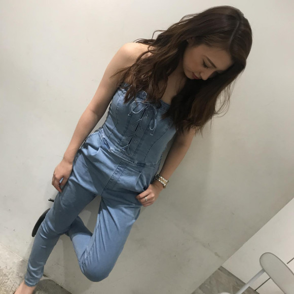 夏らしいロンパース♡