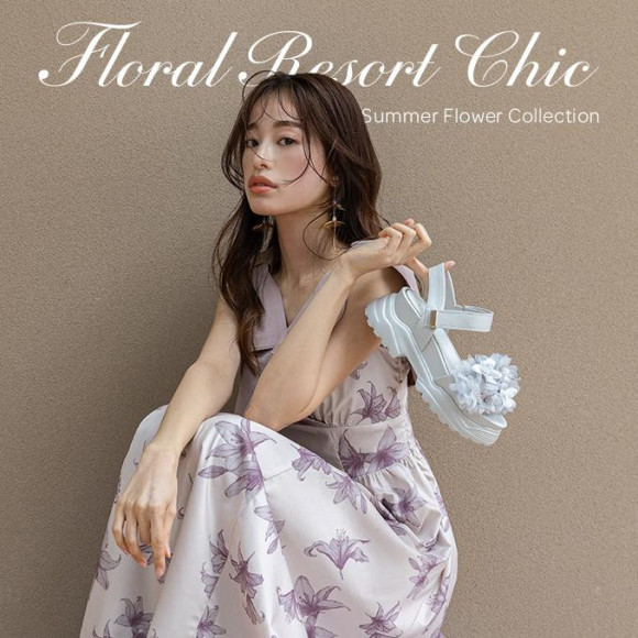 [RANDA (RANDA)] Launch of sophisticated resort chic “Summer Flower Collection”