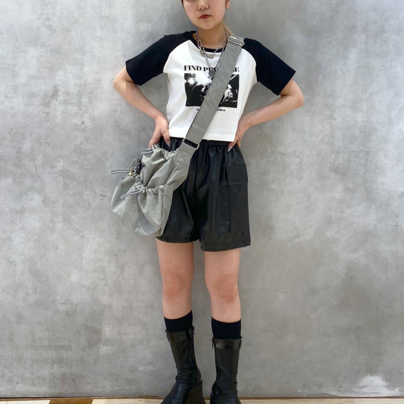 チビTを使った韓国コーデ！