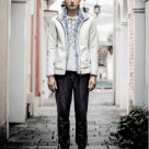 Warm blouson with fluffy fur