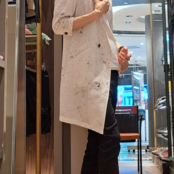 初夏の羽織物はロング丈で決まり