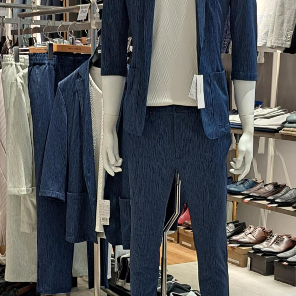 初夏、７分袖のセットアップで出かけよう