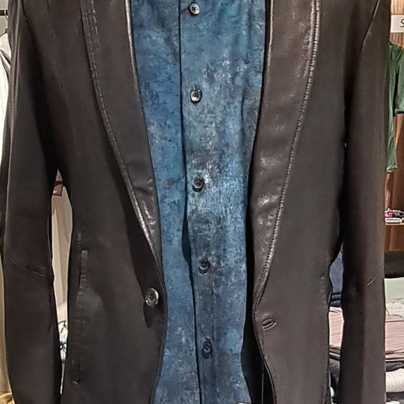 レザージャケットの秋