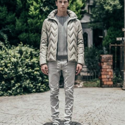 冬の王様レザーダウン