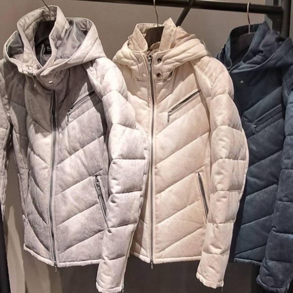 Suede-style adult down