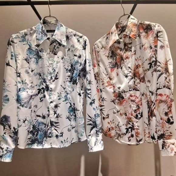 新作柄シャツで迎える早春