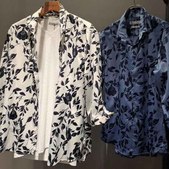 花柄シャツで夏を迎えよう