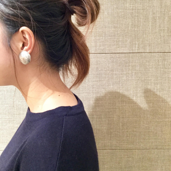 シルバーまるEARRINGS