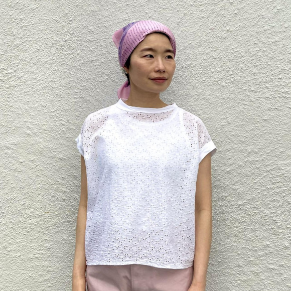 カットワーク×天竺のMキャミ