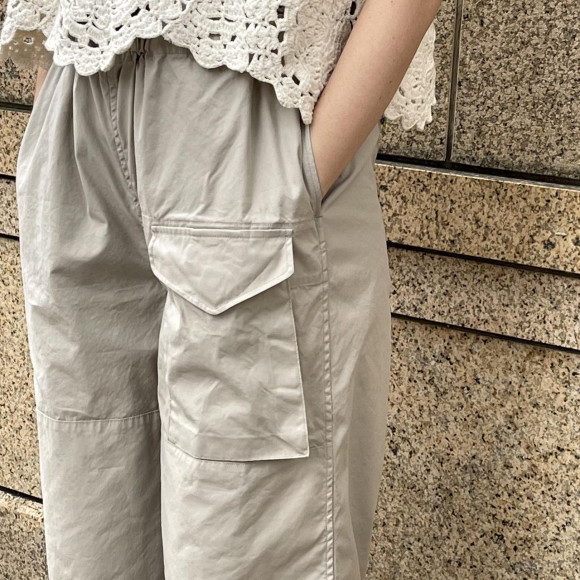 コットンナイロンクックウェザーのテントパンツ