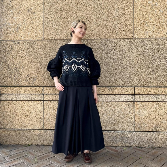 ノルディック×アランのパフセーター