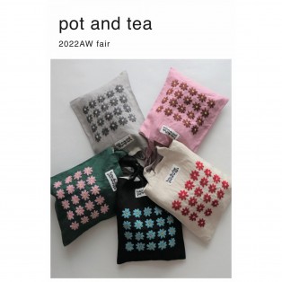 フェア予告【9/23～10/18】pot and tea　2022AW fair