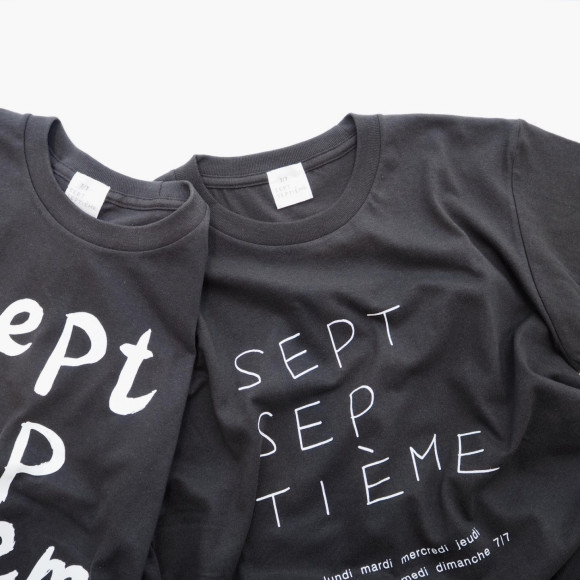 ”sept septième” NEWカラーTシャツ
