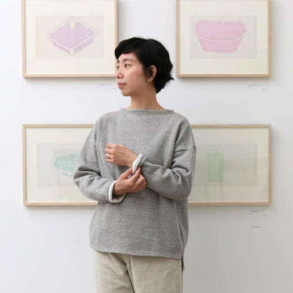 【PARCO ONLINE STORE】tops 「sweat」 ミディアムグレー / HAU