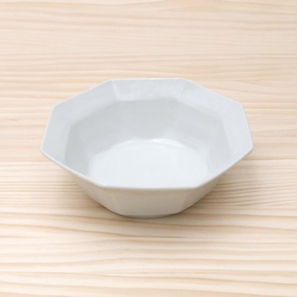 【PARCO ONLINE STORE】白磁 八角反鉢 中 / 九谷青窯