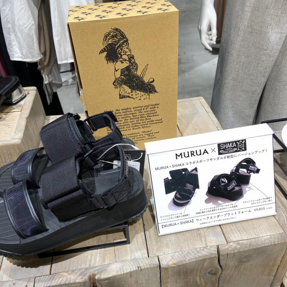 処分価格MURUA× SHAKAコラボスポーツサンダル サンダル