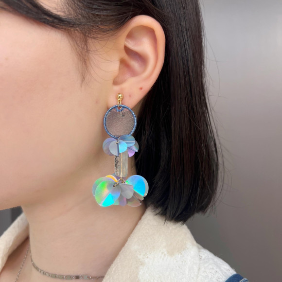 オーガンジー刺繍アクセサリー ＊ maAco 期間限定