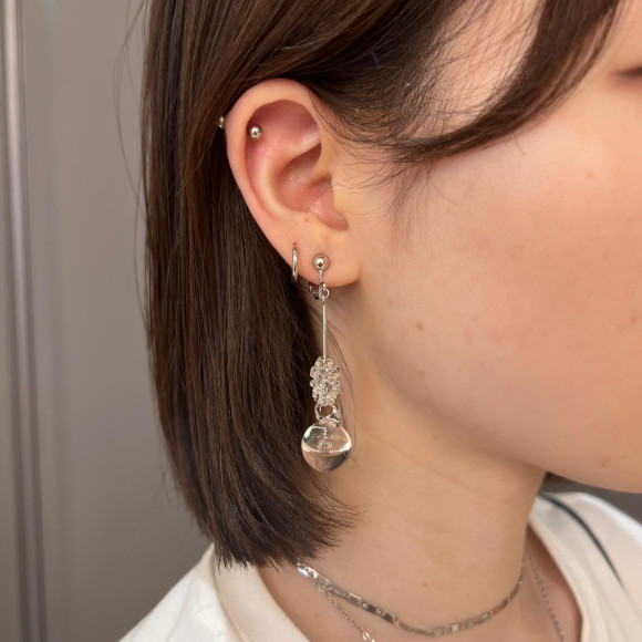 ガラスのアクセサリー ＊ muku 期間限定