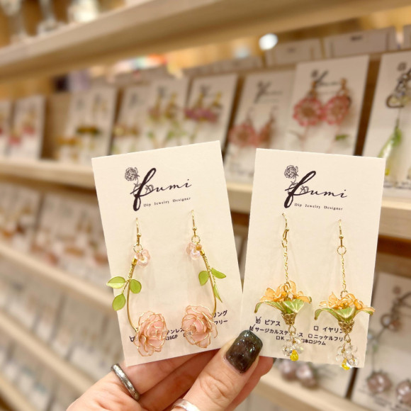 ディップアートフラワーアクセサリー ＊ fumi 期間限定