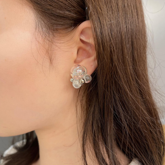 シャボン玉のようなハンドメイドアクセサリー ＊ 期間限定