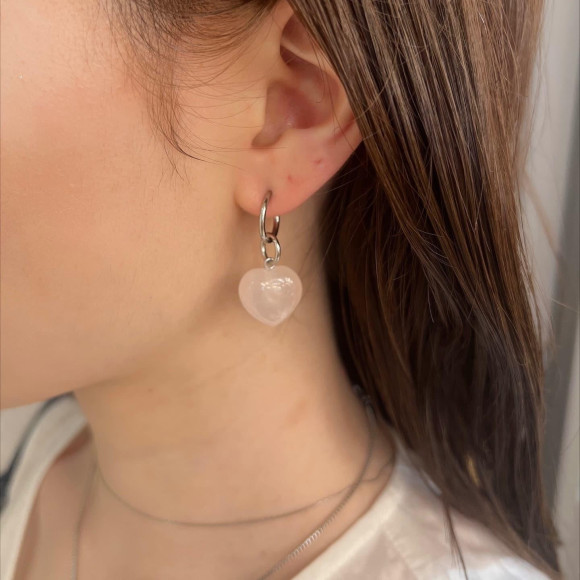 ハートフォルムの天然石アクセサリー ＊ 期間限定