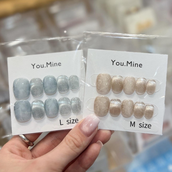 ワンカラーマグネットのネイルチップ ＊ 期間限定