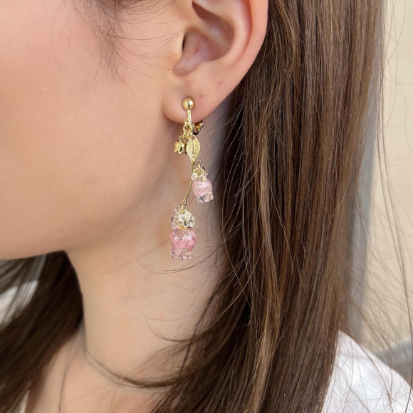 本物のお花を使った世界に一つだけのアクセサリー ＊ 期間限定