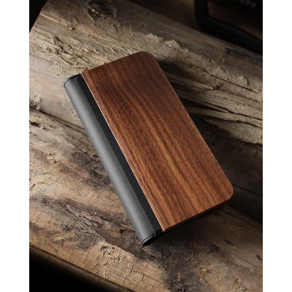 【SALE】機種を選ばない手帳型の木製マルチスマートフォンケース