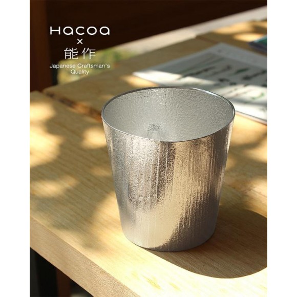 【Hacoa×能作】「UZUKURI Beer cup  &  Tumbler」