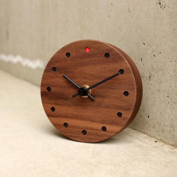 Wall Clock Mini」おしゃれな木の置時計・壁掛け時計☆ | ハコア