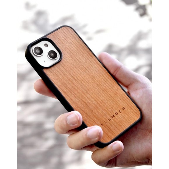 天然木を使用したiPhone 14 ALL-AROUND/フリップ専用木製ケース