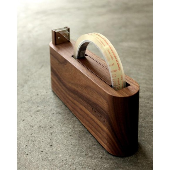 スリムでおしゃれな木製テープカッター「Tape Dispenser」
