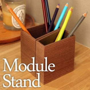 【再入荷】木製ペン立て「Module Stand」