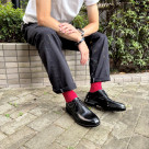 HARUTA 　Men'sプレーントゥレースアップシューズ