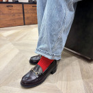 HARUTA ヒールアップビットローファー