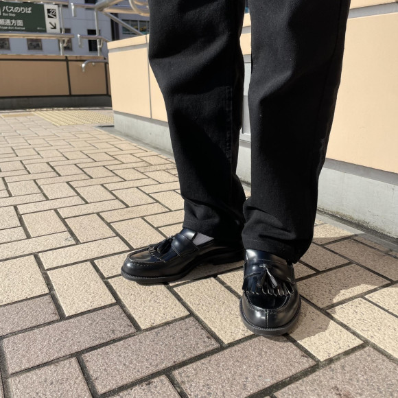 HARUTA　 キルトタッセルローファー