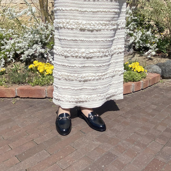 HARUTA  ローヒールビットローファー