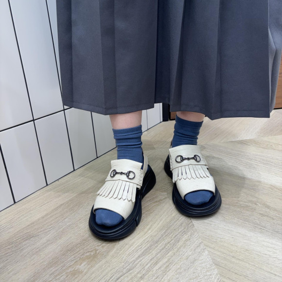 HARUTA Leather Quilt Sandal