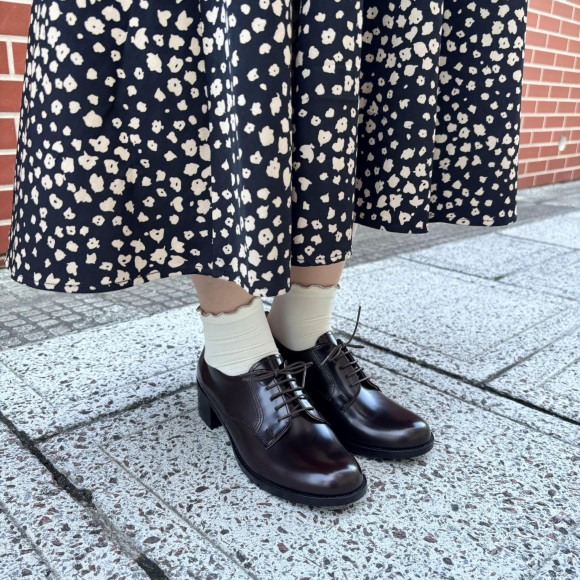 HARUTA　ヒールアッププレーントゥシューズ