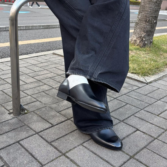 HARUTA　オイルドレザースポックシューズ