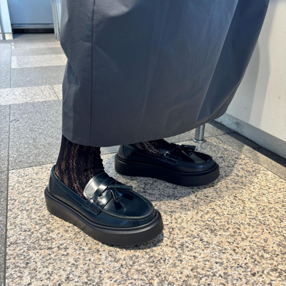 HARUTA　プラットフォームローファー