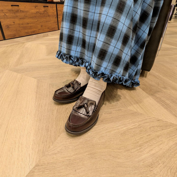 HARUTA  キルトタッセルローファー