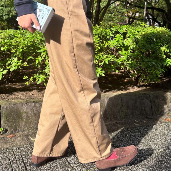 HARUTA ゴートスエードコインローファー