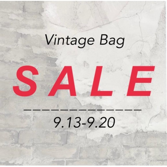 【WEB限定】vintage bag SALE