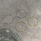 [Metal Allergy] Simple hoop earrings/surge Carsten Less