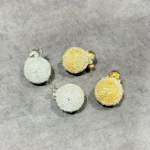 メタル デザイン ボール ピアス