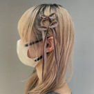 リボンヘアクリップ