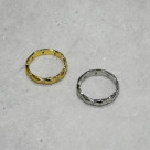 (金属アレルギー対応　サージカルステンレス　リング）